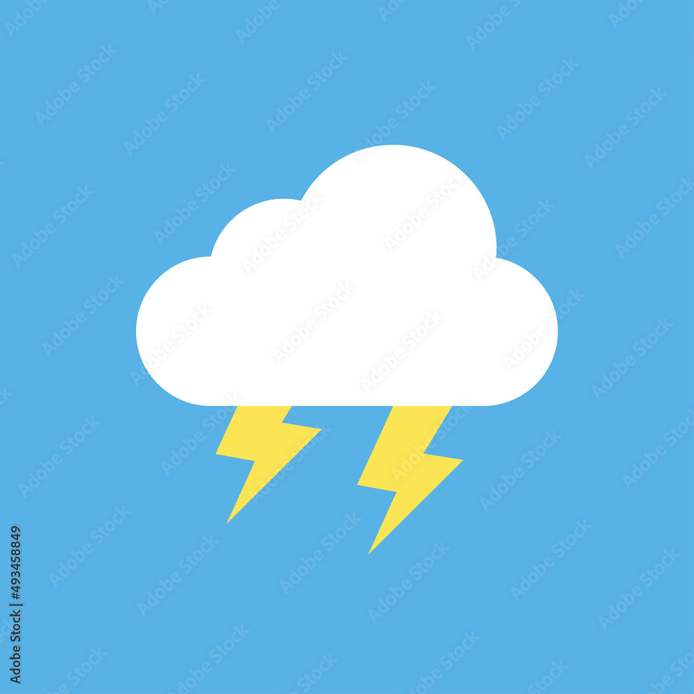 Isolated cloud on the blue background. Cloud icon for web. Vector EPS 10. Isolated cloud on the blue background. Cloud icon for web. Vector EPS 10.