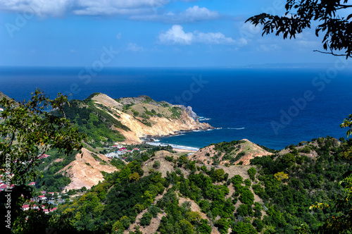 Beach Grande Anse, Terre-de-Haut, Iles des Saintes, Les Saintes, Guadeloupe, Lesser Antilles, Caribbean.