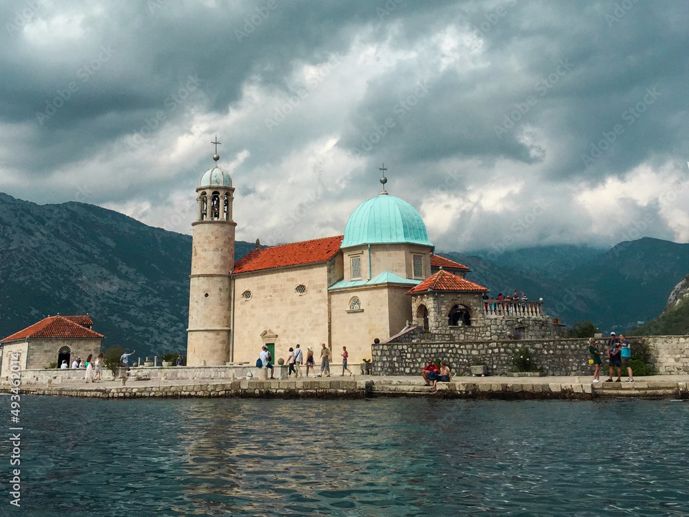 perast church in montenegro