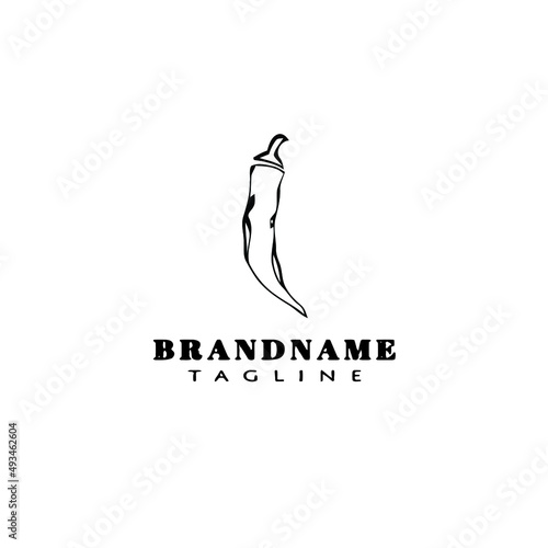 habanero chili peppers logo template icon vector illustration