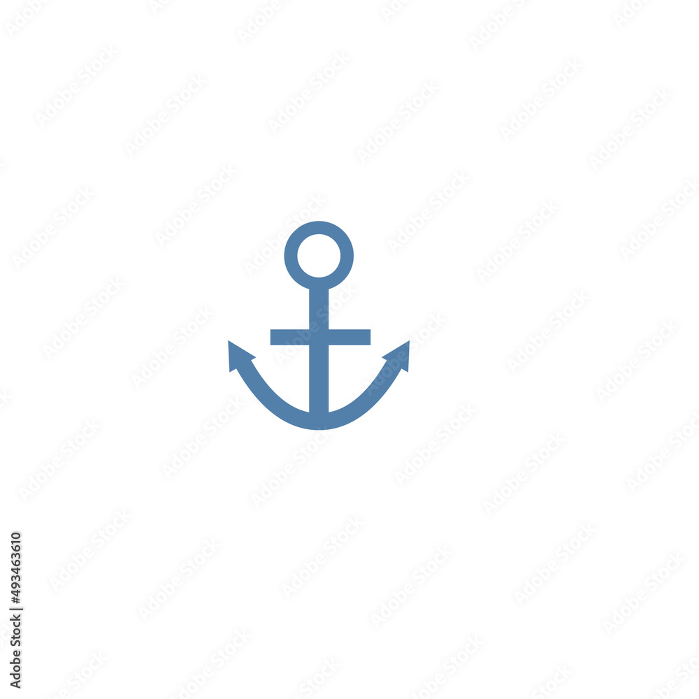 anchor illustration isolated on white background. Logo icon for a marine company, marine pattern, for printing on utensils, textiles, clothes, wallpapers, dishes, souvenirs. anchor illustration isolated on white background. Logo icon for a marine company, marine pattern, for printing on utensils, textiles, clothes, wallpapers, dishes, souvenirs.
