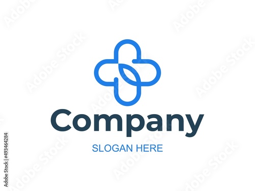 Healthy Leaf Care Logo Design. Modern Idea logos designs