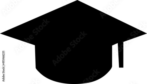  vector graduation hat icon. sign design on white background..eps