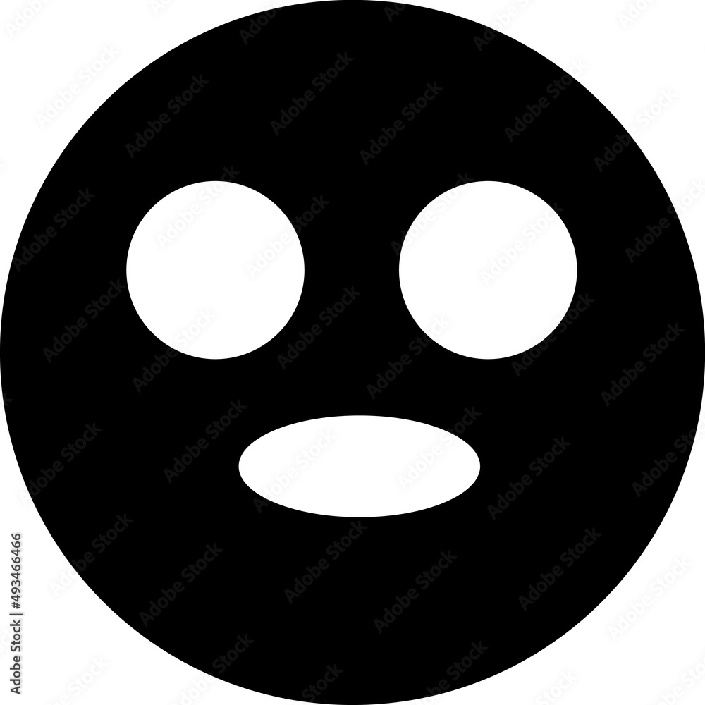 vector neutral face icon. sign design on white background..eps vector neutral face icon. sign design on white background..eps