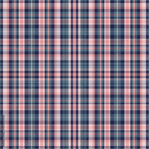 Tartan plaid pattern with texture and retro color.