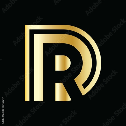 Letter R logo template