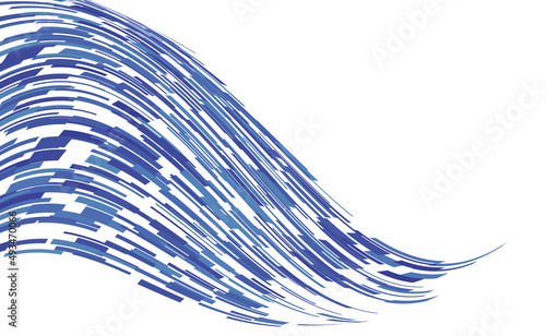 白い背景と幾何学的な曲線のテクスチャ