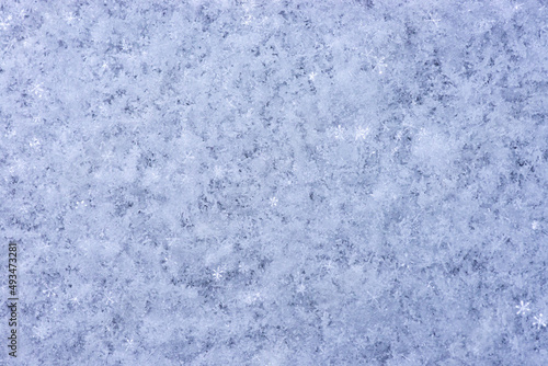 Snow texture closeup