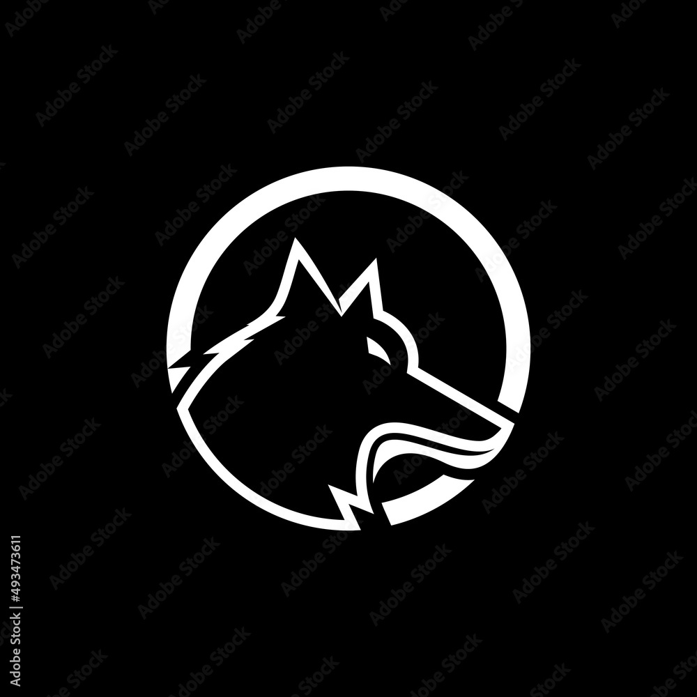 Wolf logo template vector icon design Wolf logo template vector icon design