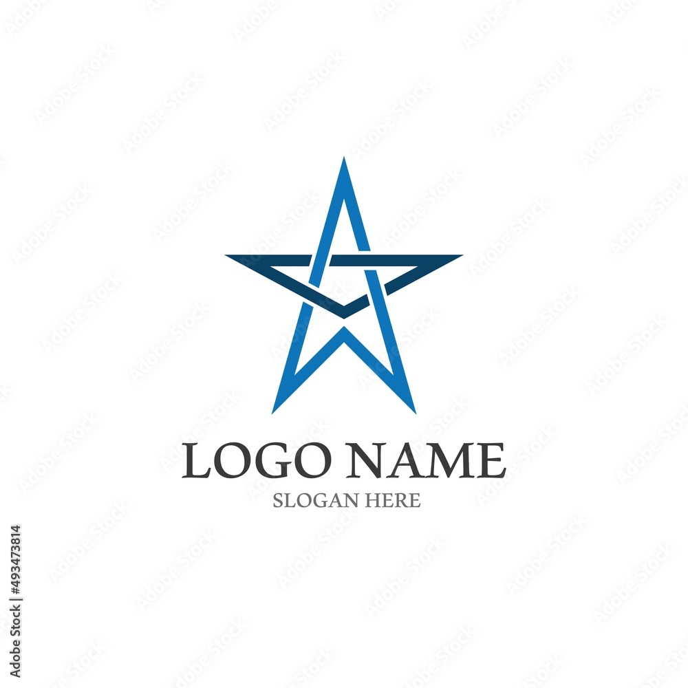 Star icon Template vector illustration Star icon Template vector illustration