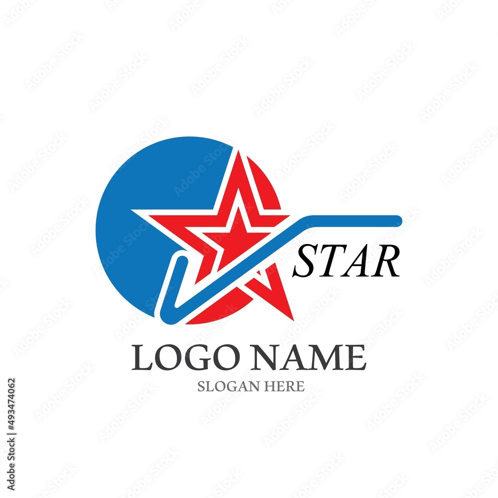 Star icon Template vector illustration Star icon Template vector illustration