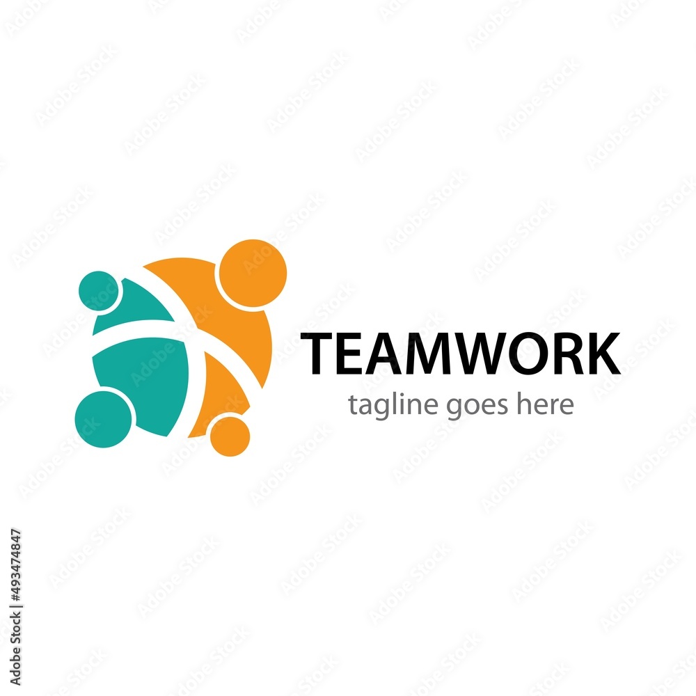 Teamwork logo template icon design Teamwork logo template icon design