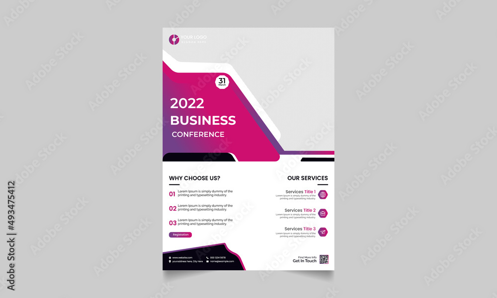 Business corporate flyer design template Business corporate flyer design template