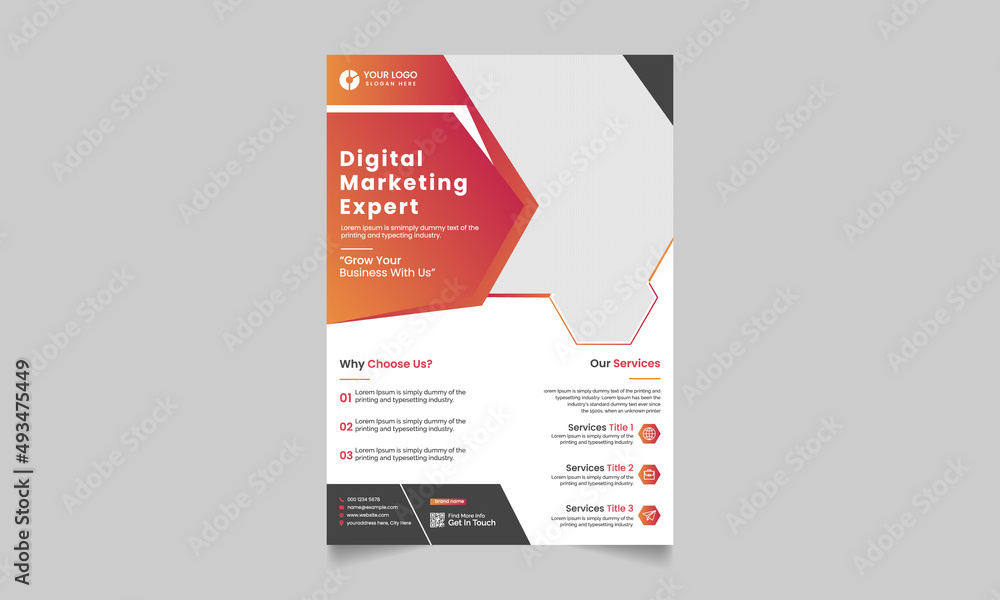 Business corporate flyer design template Business corporate flyer design template