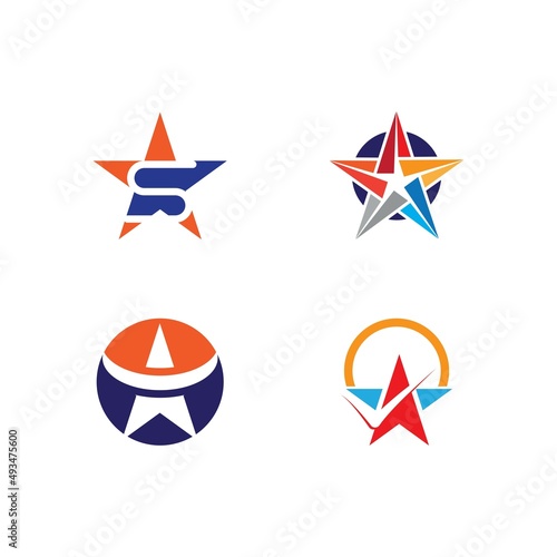 Free Download Star icon Template vector illustration - GFXLoad
