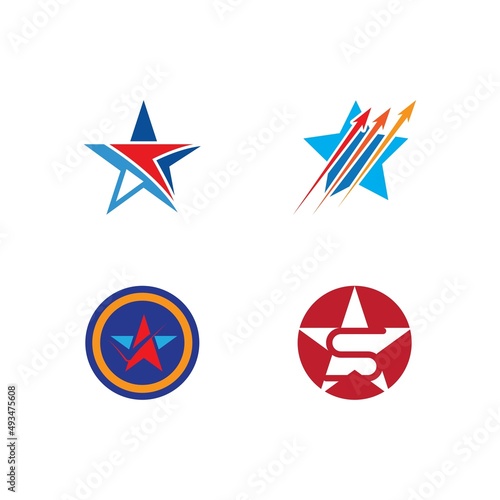 Free Download Star icon Template vector illustration - GFXLoad