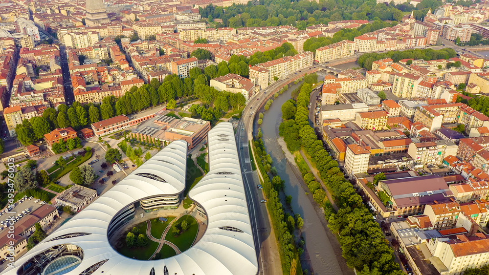 Turin, Italy - July 12, 2019: University of Turin - Campus Luigi