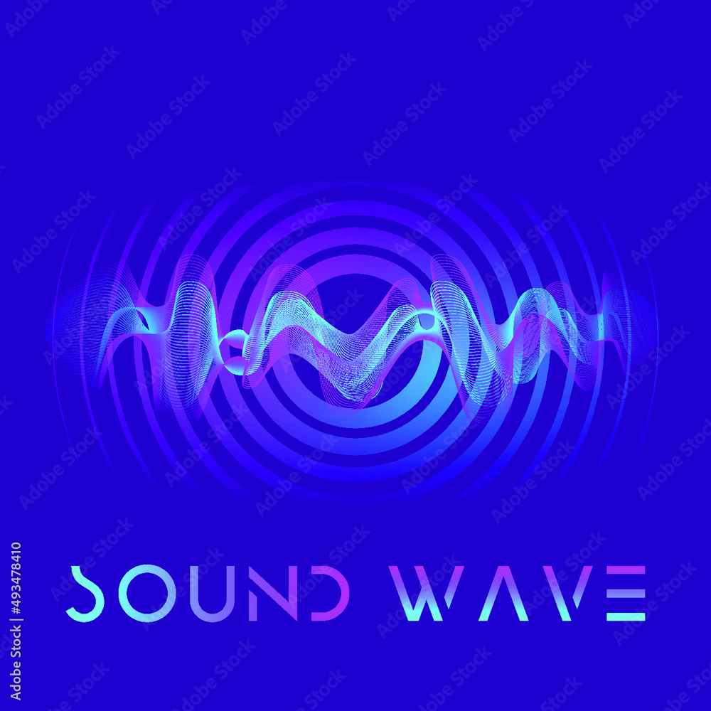 Fototapeta premium Modern sound wave equalizer. Abstract Fluid Creative Templates with Dynamic Circle Waves.Cards, Color Covers Set. Geometric design. Vector illustration on digital web color.