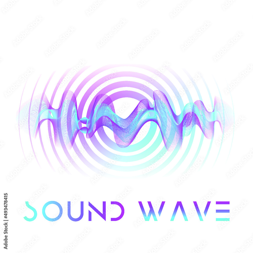 Obraz premium Modern sound wave equalizer. Abstract Fluid Creative Templates with Dynamic Circle Waves.Cards, Color Covers Set. Geometric design. Vector illustration on digital web color.