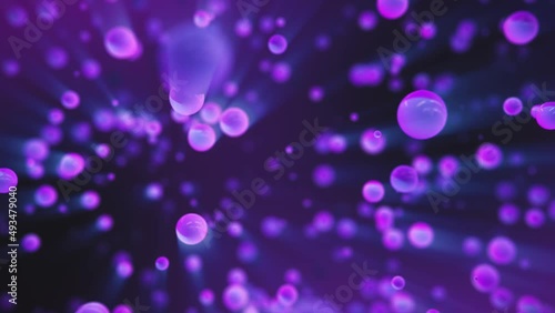 Wallpaper Mural Bokeh abstract texture. Colorful. Defocused background. Blurred bright light. sphere points. Torontodigital.ca