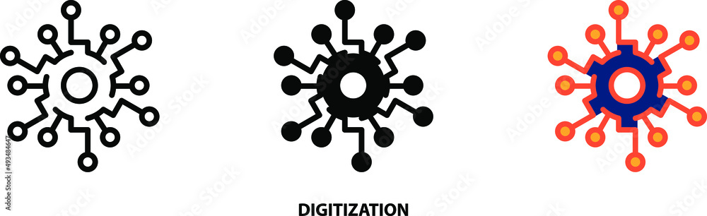 Digitilization icon Digitilization icon
