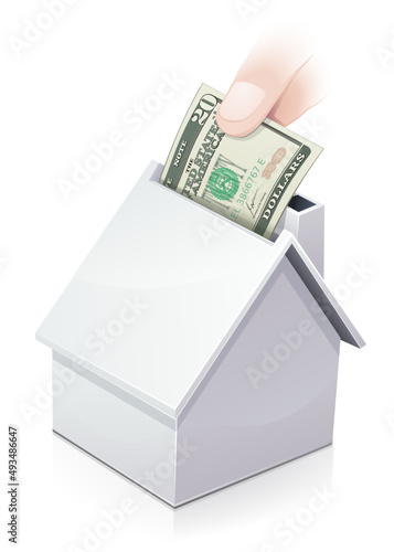 Investing a 20 dollar bill in individual housing