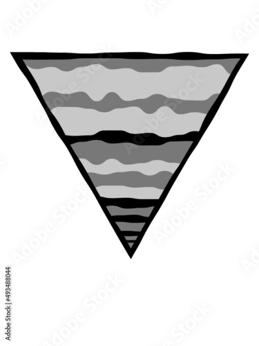 Umgedrehtes Dreieck Design 