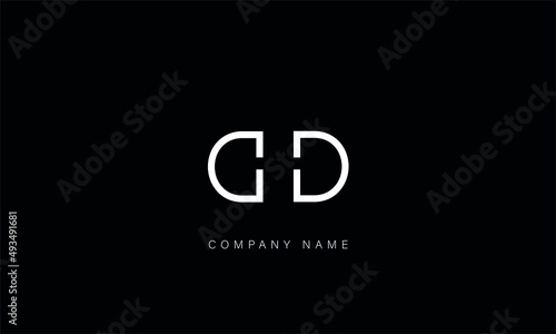 DH, HD, DH, Letters Logo Monogram