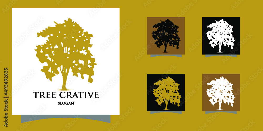 gold silhouette tree with premium attractive appearance
