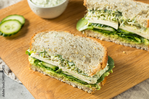 Homemade Healthy Green Goddess Sandwich