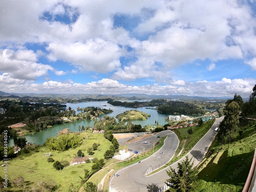 river and mountains