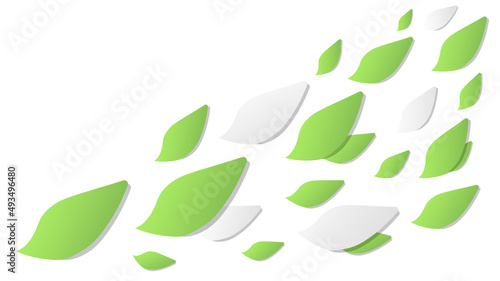illustration of Bouquet design for spring. illustration of paint brush design for spring. Bouquet in the form of a brush paint. Paper craft and cut style. vector, illustration.