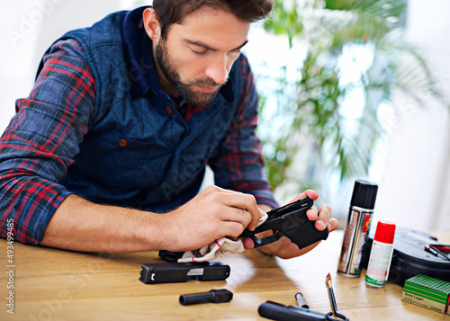 Photos Regular maintenance is essential for every gun owner