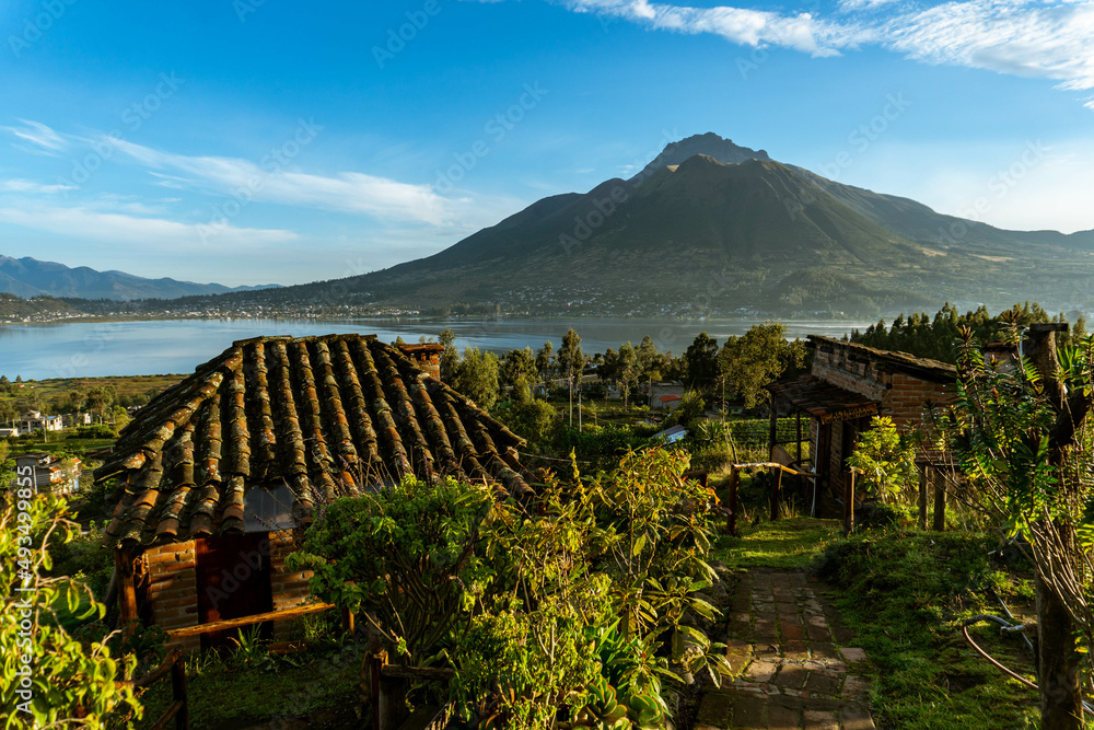 Imbabura volcano in Otavalo, Ecuador