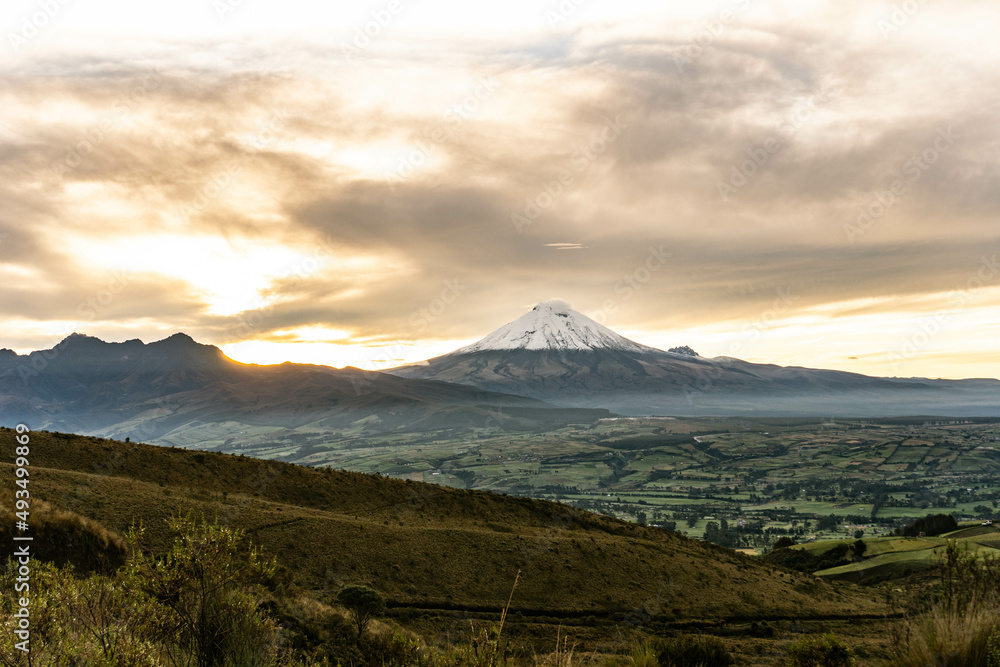 Sunrise over Cotopaxi Volcano, Ecuador