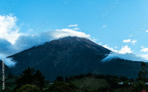 Tungurahua Volcano in Banos, Ecuador