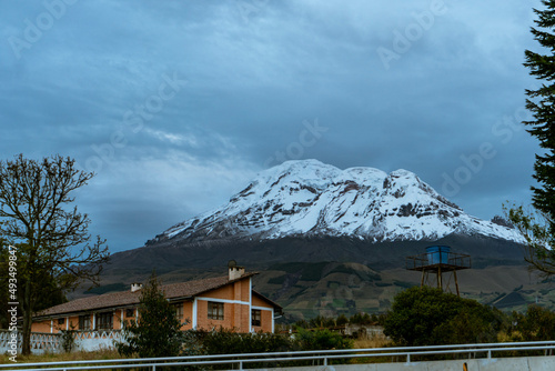 Obraz na płótnie Chimborazo volcano, Ecuador w salonie