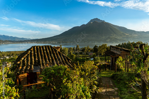 Obraz na płótnie Imbabura volcano in Otavalo, Ecuador w salonie