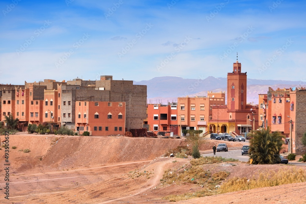 Ouarzazate city in Morocco