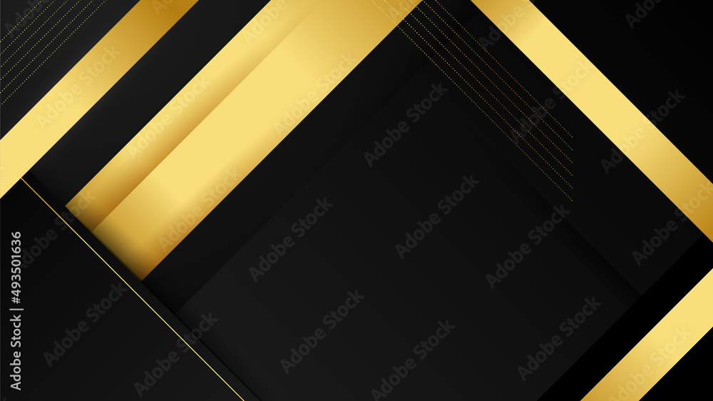 Abstract luxury black and gold background with geometric lines and shapes Abstract luxury black and gold background with geometric lines and shapes