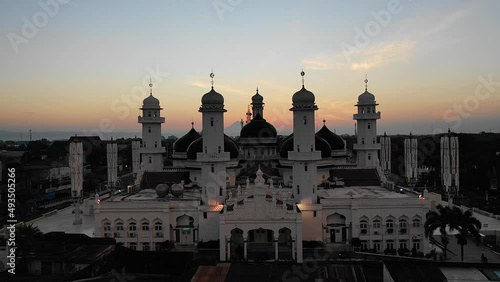 Beautiful Sunrise Baiturrahman Mosque, Banda Aceh