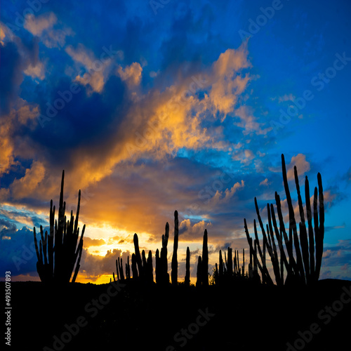 Sunset on Aruba, Dutch Caribbean