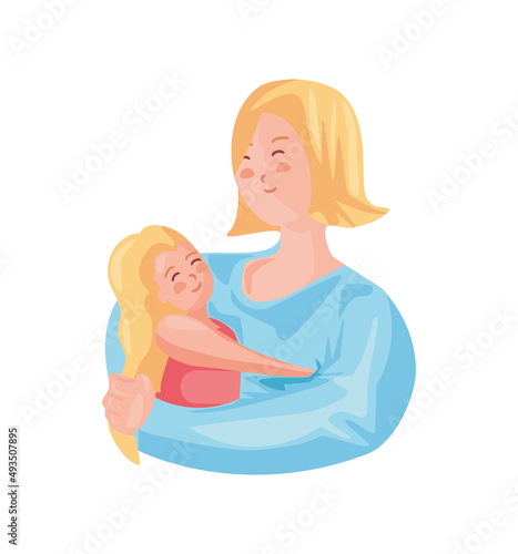mother and daughter