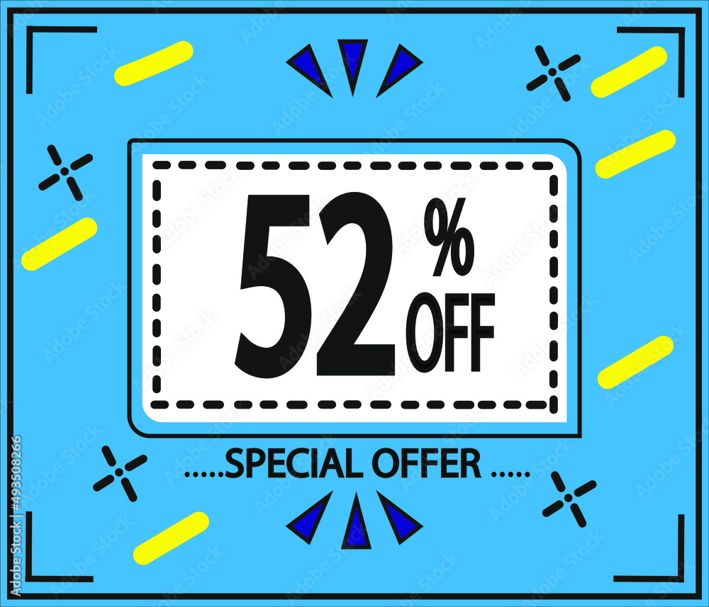 52% DISCOUNT. Special Offer Marketing Ad.
blue banner 52% DISCOUNT. Special Offer Marketing Ad.
blue banner