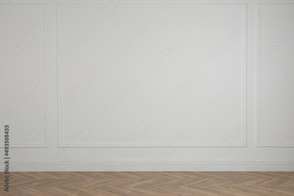 Blank white wall in room. Space for design Blank white wall in room. Space for design