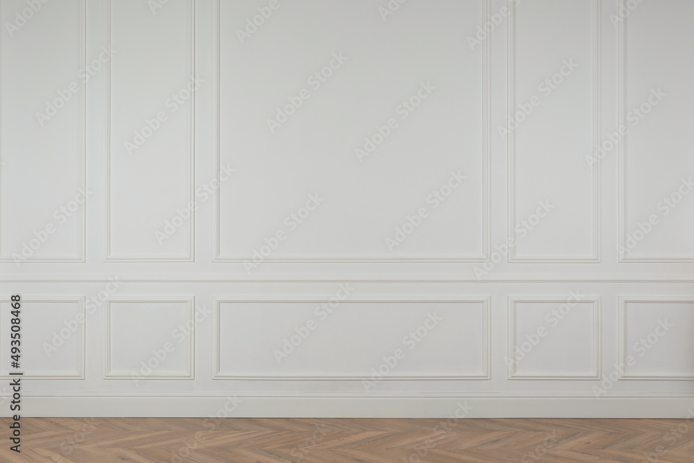 Blank white wall in room. Space for design Blank white wall in room. Space for design