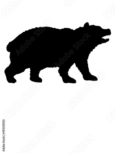 Böser Bär Silhouette 