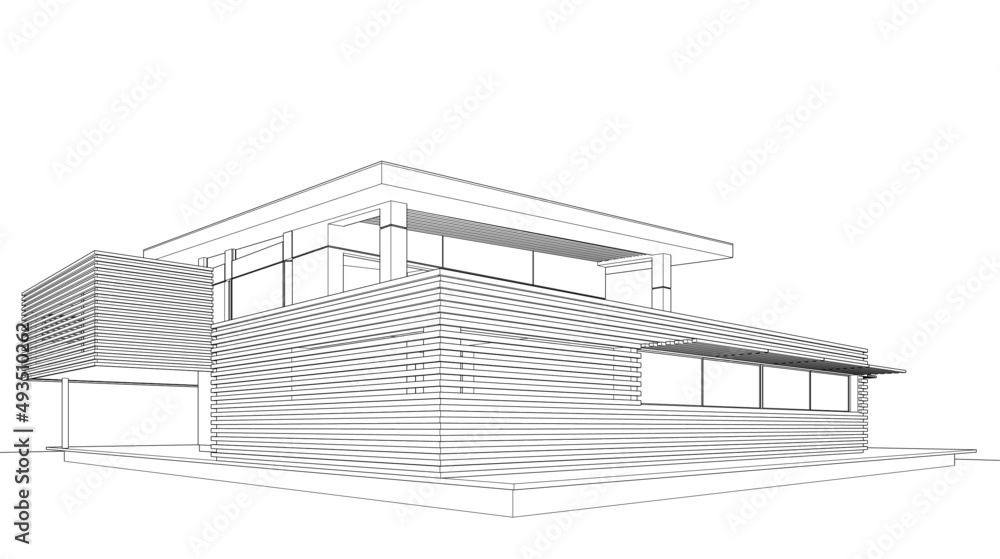 sketch of house sketch of house