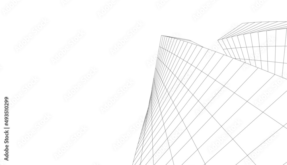 abstract modern building abstract modern building