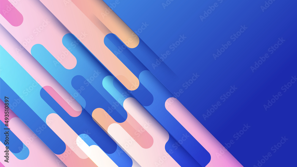 Abstract blue background with pink orange yellow neon gradient. Vector illustration Abstract blue background with pink orange yellow neon gradient. Vector illustration